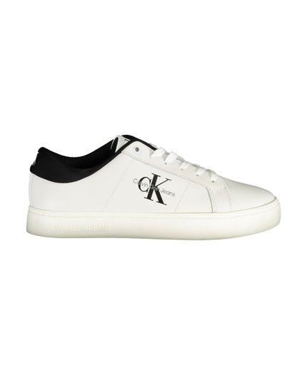Calvin Klein White Polyurethane Men's Sneaker