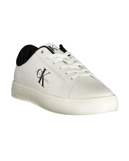 Calvin Klein White Polyurethane Men's Sneaker