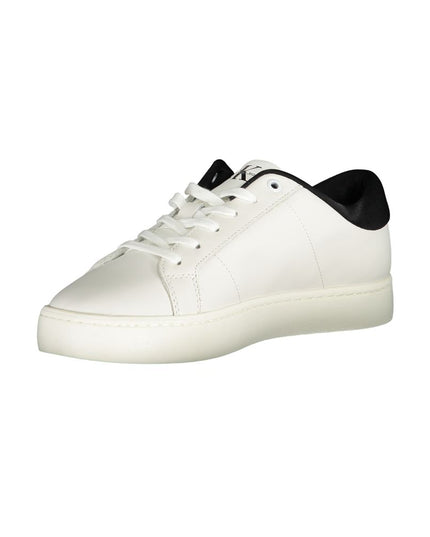 Calvin Klein White Polyurethane Men's Sneaker