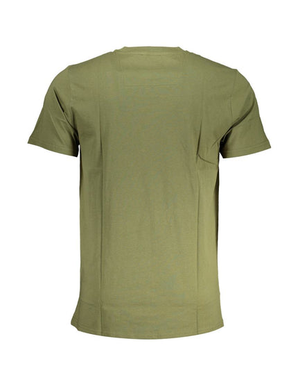 Cavalli Class Green Cotton T-Shirt