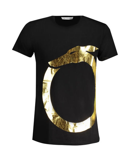 Trussardi Black Cotton Men's T-Shirt