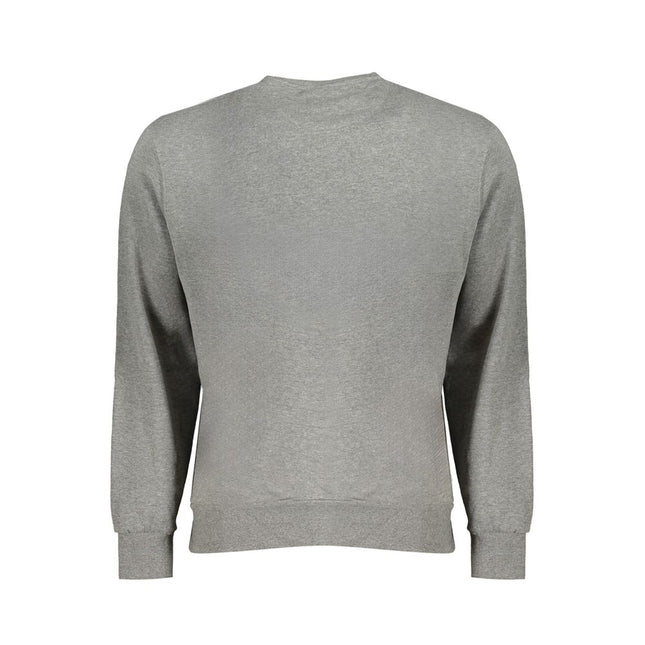 North Sails Gray Cotton Men Sweater