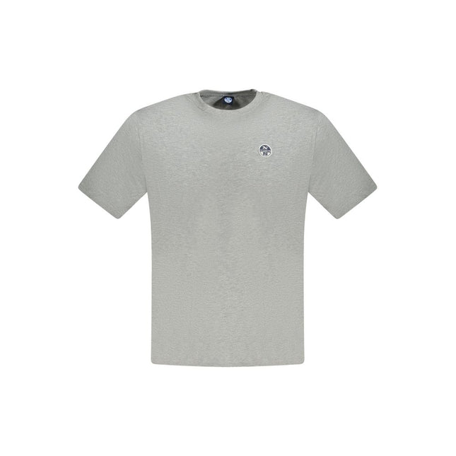 North Sails Brown Cotton Men T-Shirt