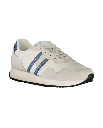 Tommy Hilfiger White Leather Men Sneaker