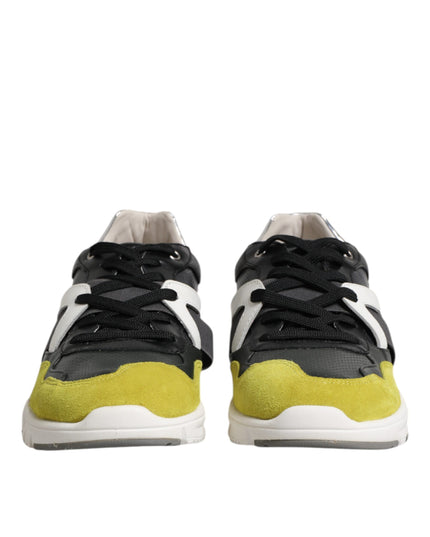 Dolce & Gabbana Multicolor Lace Up Low Top Men Sneakers Shoes