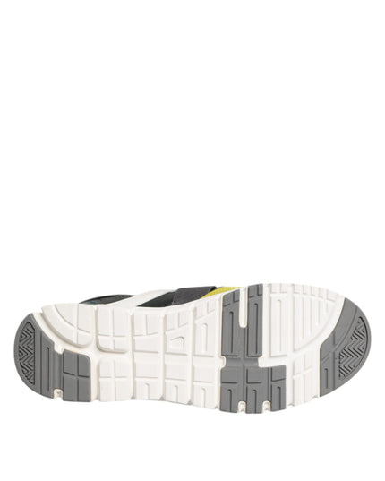 Dolce & Gabbana Multicolor Lace Up Low Top Men Sneakers Shoes