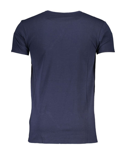 Cavalli Class Blue Cotton T-Shirt