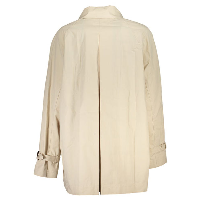 Tommy Hilfiger Beige Cotton Women Trench Coat