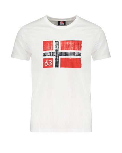 Norway 1963 Bianco Cotton Men T-Shirt