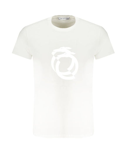 Trussardi White Cotton T-Shirt