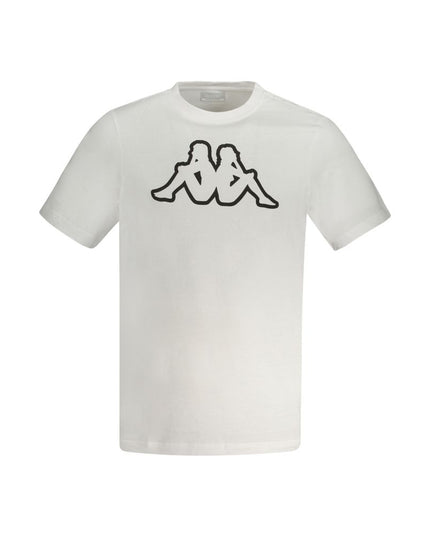 Kappa White Cotton Men T-Shirt