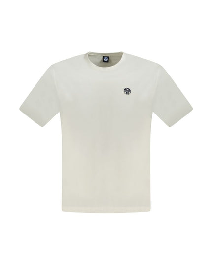 North Sails White Cotton Men T-Shirt