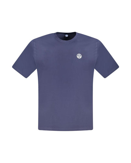 North Sails Blue Cotton Men T-Shirt