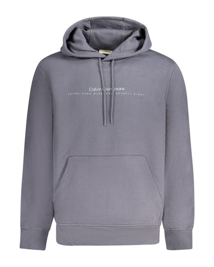 Calvin Klein Blue Cotton Men Sweater