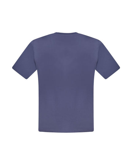 North Sails Blue Cotton Men T-Shirt