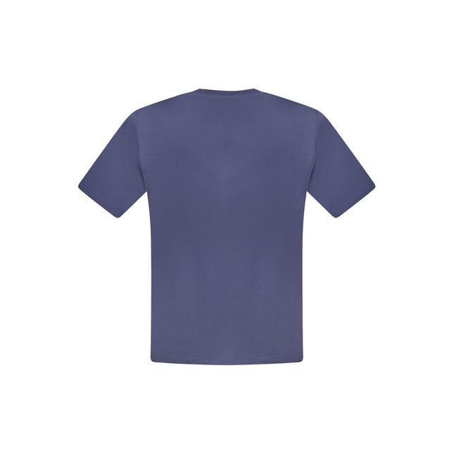 North Sails Blue Cotton Men T-Shirt