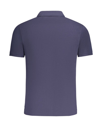 North Sails Blue Cotton Men Polo Shirt