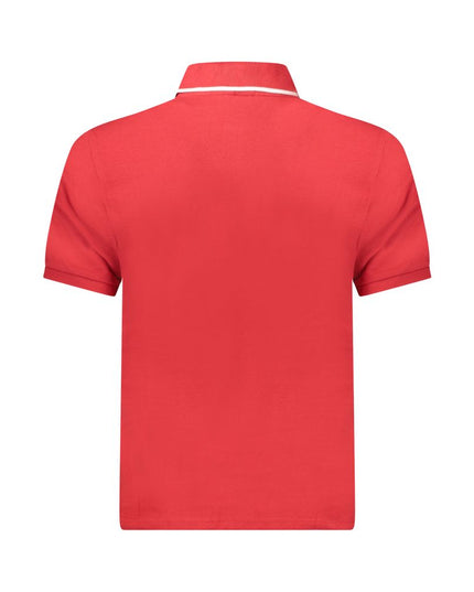 North Sails Red Cotton Men Polo Shirt