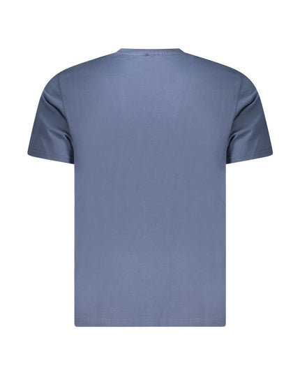 North Sails Blue Cotton Men T-Shirt