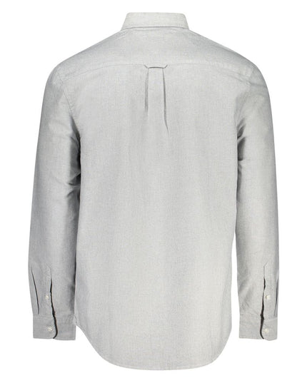 Tommy Hilfiger Gray Cotton Men Shirt