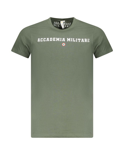Accademia Militare Verde Cotton Men T-Shirt