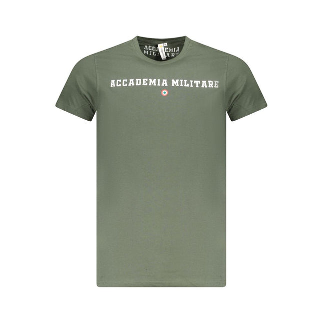 Accademia Militare Verde Cotton Men T-Shirt