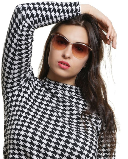 Emilio Pucci Gold Metal & Plastic Sunglasses