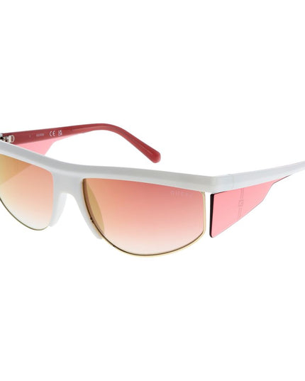 Guess White Plastic Sunglasses