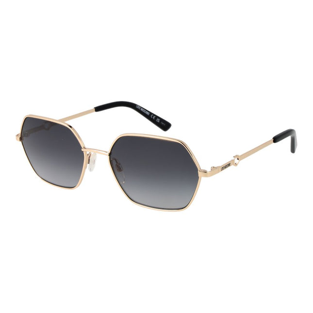 Love Moschino Gold Metal Sunglasses