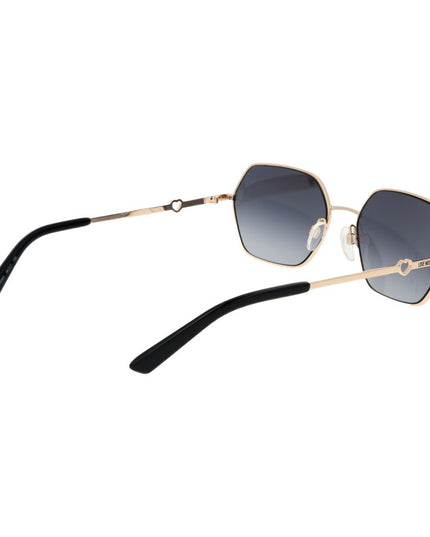 Love Moschino Gold Metal Sunglasses
