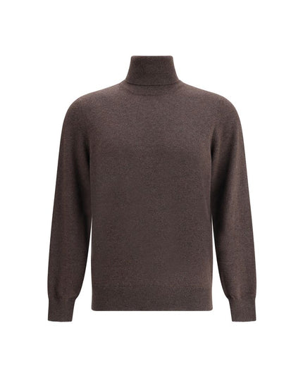Brunello Cucinelli Brown Cashmere Cashmere Sweater
