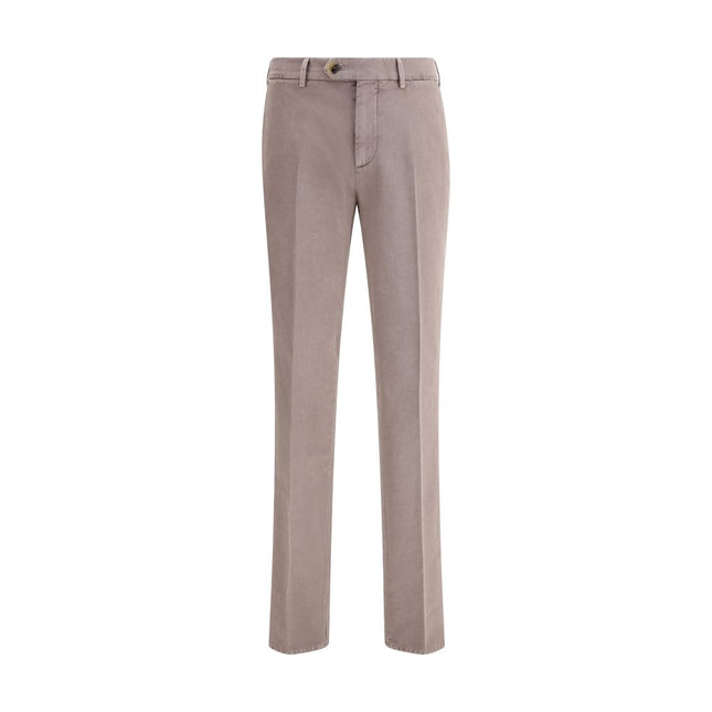 Brunello Cucinelli Gray Cotton Casual Pants