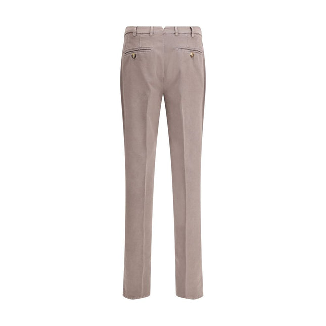 Brunello Cucinelli Gray Cotton Casual Pants