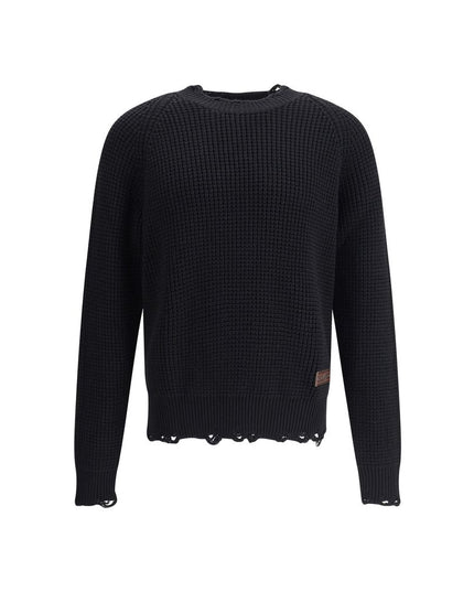 Dsquared² Black Wool Sweatshirt