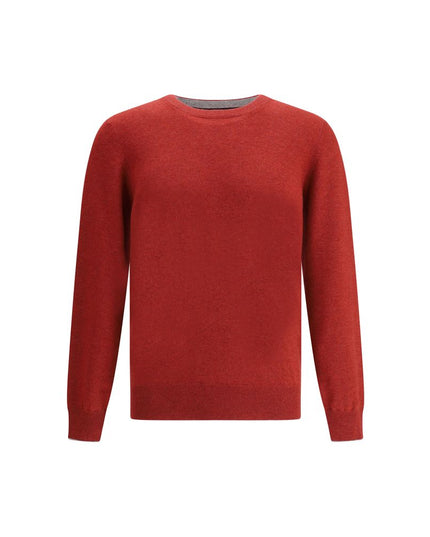 Brunello Cucinelli Red Cashmere Cashmere Sweater