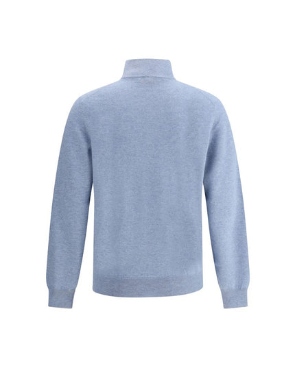 Brunello Cucinelli Light Blue Cashmere Cashmere Sweater