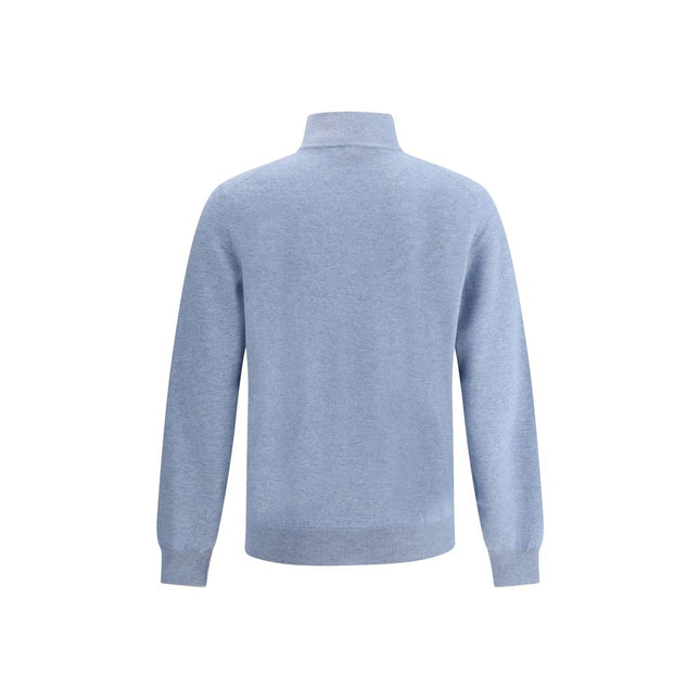 Brunello Cucinelli Light Blue Cashmere Cashmere Sweater