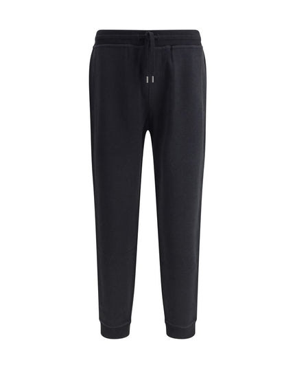 Brunello Cucinelli Black Cotton Joggers (Workout Pants)