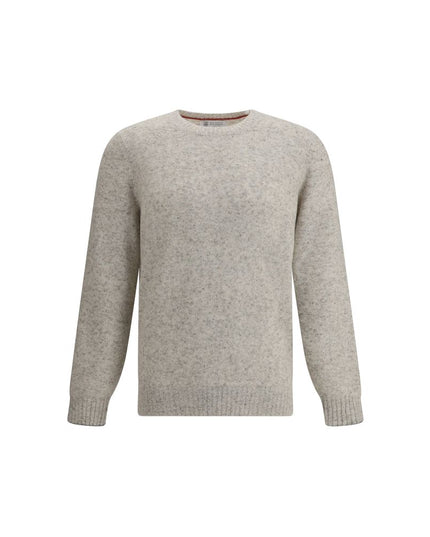 Brunello Cucinelli Gray Alpaca Vicugna Pacos Sweatshirt