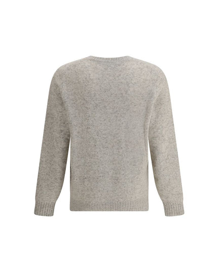 Brunello Cucinelli Gray Alpaca Vicugna Pacos Sweatshirt