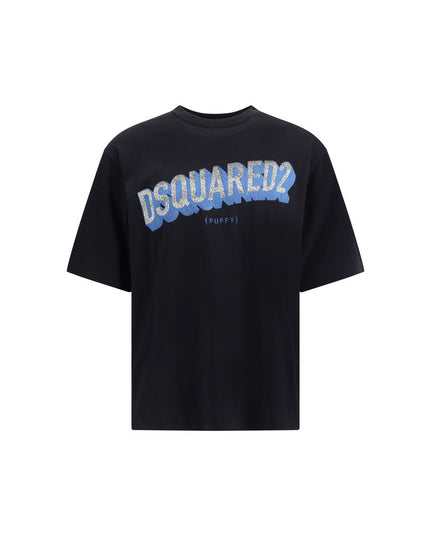 Dsquared² Black Cotton T-Shirt