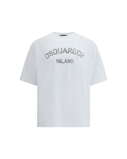 Dsquared² White Cotton T-Shirt