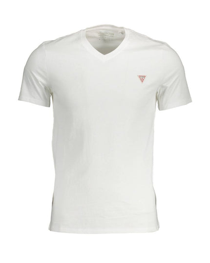 Guess Jeans White Cotton T-Shirt