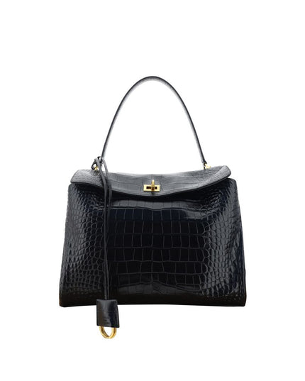 Balenciaga Black Calf Leather Bos Taurus Handbag