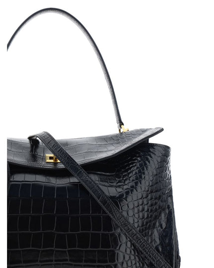 Balenciaga Black Calf Leather Bos Taurus Handbag