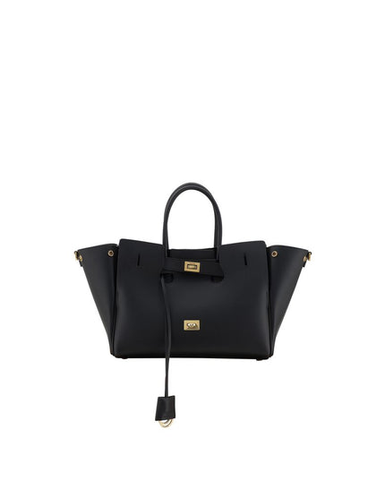 Balenciaga Black Calf Leather Bos Taurus Shoulder Bag