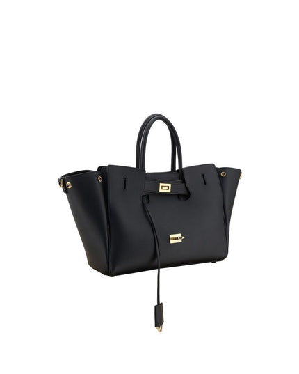 Balenciaga Black Calf Leather Bos Taurus Shoulder Bag