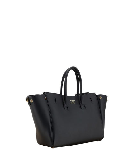 Balenciaga Black Calf Leather Bos Taurus Shoulder Bag