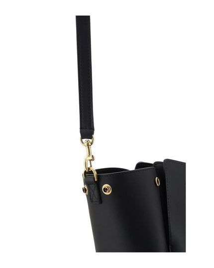 Balenciaga Black Calf Leather Bos Taurus Shoulder Bag