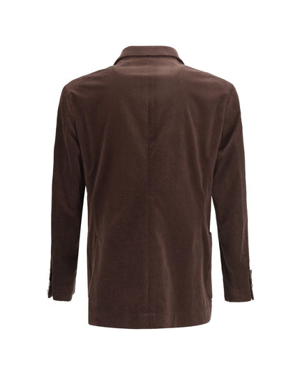 Brunello Cucinelli Brown Cotton Jackets And Coat